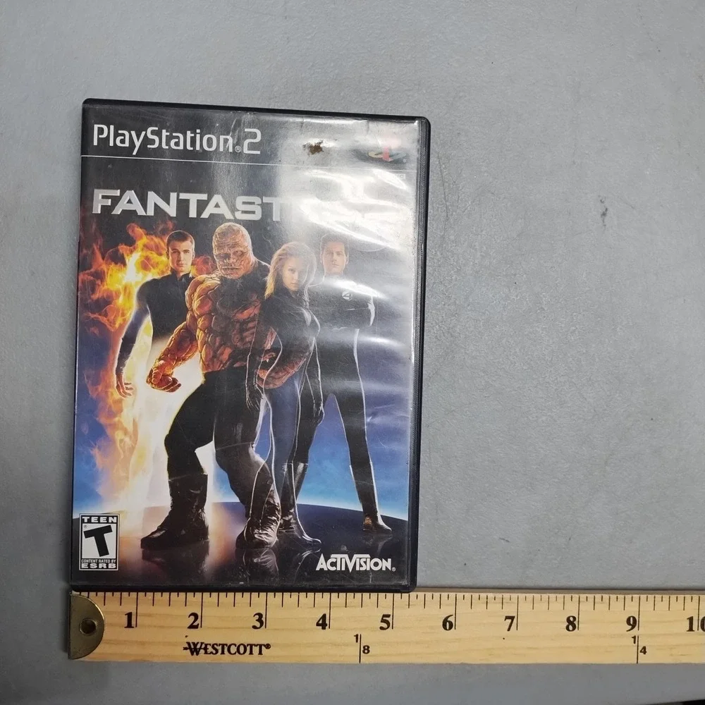 Lot of 6 PS2 T-Teen The Lord of the Rings Fantastic Four Jurassic The Hunted...